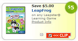 Leapster Printable Coupon