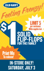 Old Navy Flip Flops