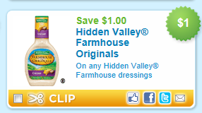 Hidden Valley Coupon