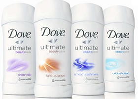 DOVE and Suave Deodorant