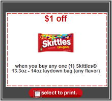 Target Skittles Coupon