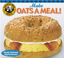 Einstein Bros Bagels Maple Oatmeal Egg