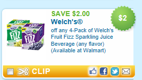Welchs Fruit Fizz Sparkling Coupon