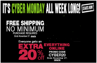 Kohls Cyber Deal