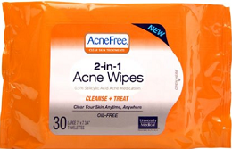 Acne Free Gentle Cleansing Bar or 2-in-1 Wipes