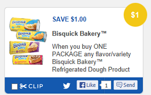 Bisquick Bakery Refrigerated Dough Coupon