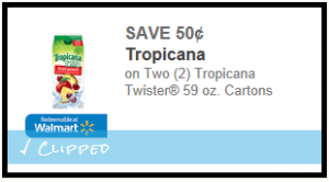 Tropican Twister Coupon