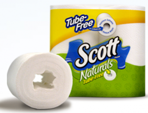 Scott Naturals Tube-Free Bath Tissue